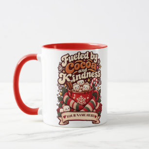 Custom Name Cosy Nurse Era Christmas Mug