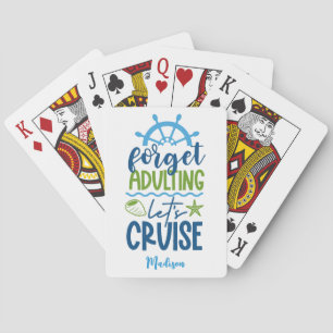 Custom Name Cruise Playing Cards