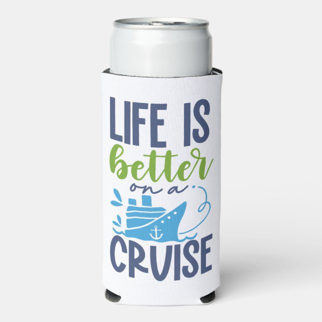 Custom Name Cruise Seltzer Can Cooler (Seltzer Front)