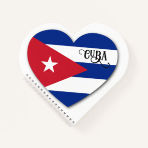 Custom Name Cuba Love Notebook