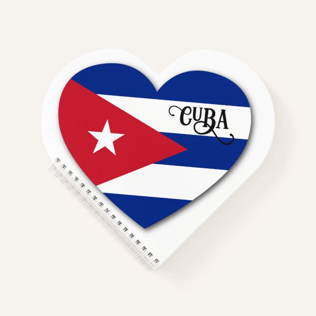 Custom Name Cuba Love Notebook (Front)