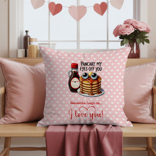 Custom Name Cute Fruits Pun Valentine Gift Accent Cushion