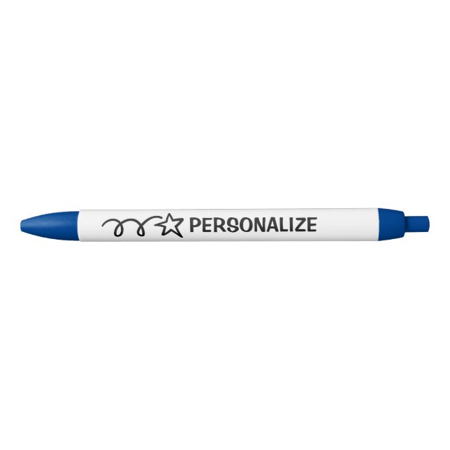 Custom name cute shooting star logo pen (Front)