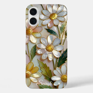 Custom Name Daisy Flower Phone Case Soft Floral