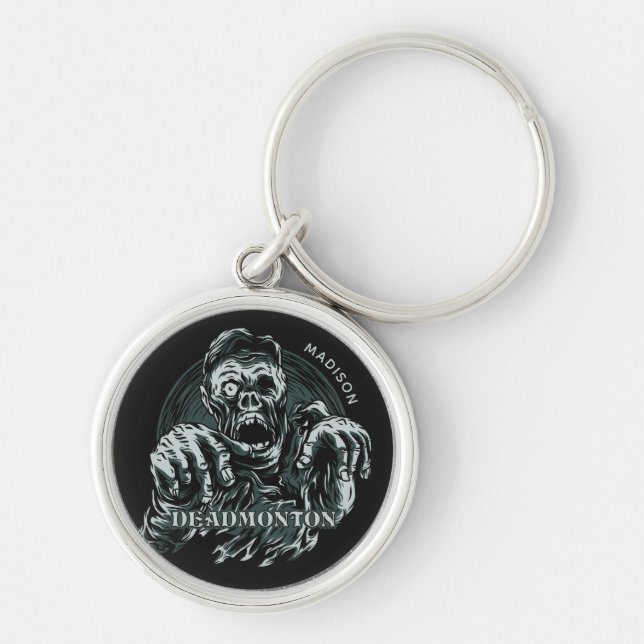 Custom name DEADMONTON key chains (Front)