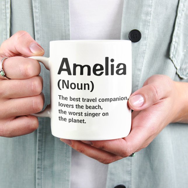 Custom Name Definition Mug Personalised Dictionary (Creator Uploaded)