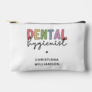 Custom Name Dental Hygienist RDH Gifts Accessory Pouch