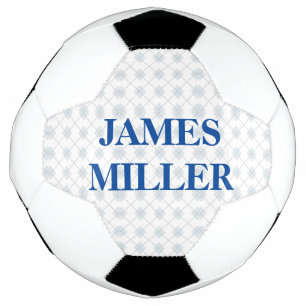 Custom name diamond shapes pattern football