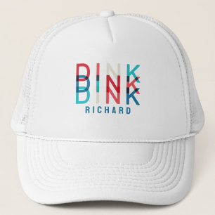 Custom Name Dink Personalised Pickleball Game Team Trucker Hat