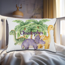 Custom Name Dinosaurs Palm Trees