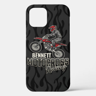 Custom NAME Dirt Bike Rider Motocross Racing Case-Mate iPhone Case