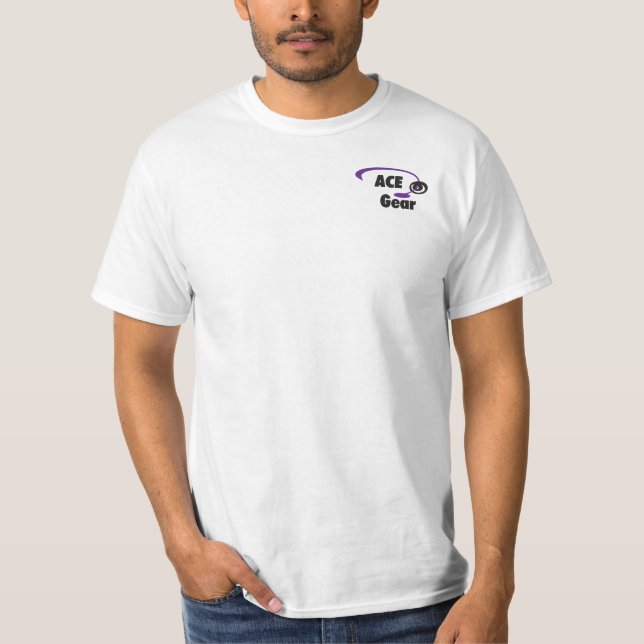 Custom Name - Disc Golfer -  Purple  Yellow T-Shirt (Front)