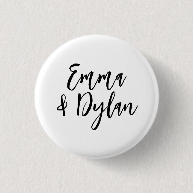 Custom Name dish, Personalized Bachelorette party  3 Cm Round Badge (Front)