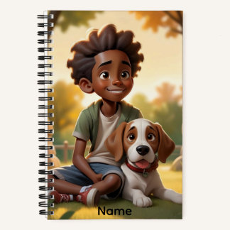 Custom Name Dog Pal Notebook