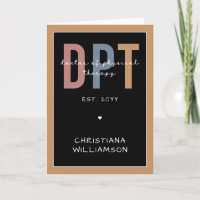 Custom Name DPT Doctor of Physical Therapy