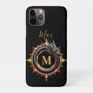 🐉 Custom Name Dragon Fantasy Symbol For Gamers 🔥 iPhone 11 Pro Case
