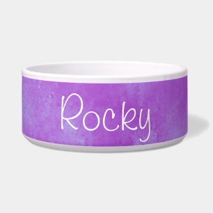 Custom Name DreamCloud Ceramic Pet Bowl