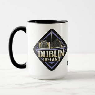 Custom Name Dublin Ireland Mug