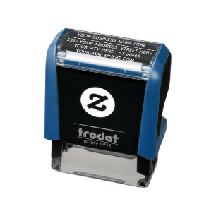 Custom Name Email Address Colour Self-inking Stamp
