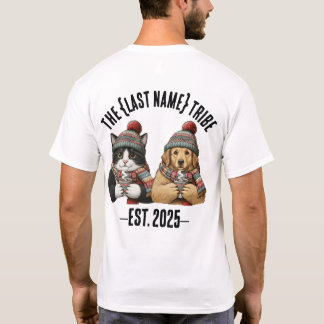 Custom Name Est Year Cat Dog T-Shirt