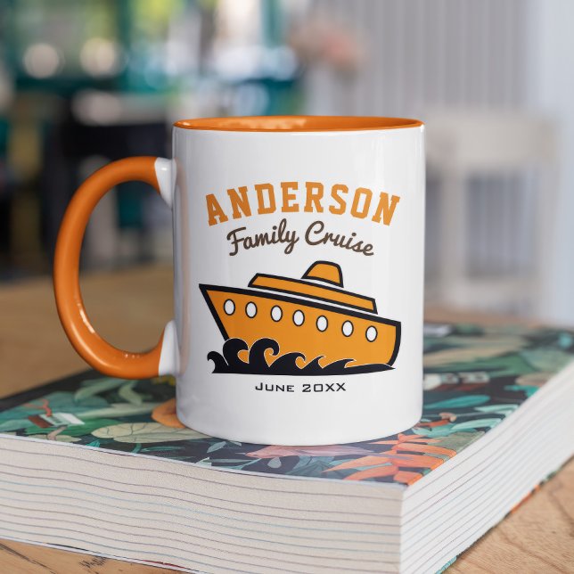 Custom Name Family Cruise Vacation Mug (Creator Uploaded)