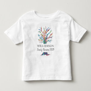 Custom Name Family Tree Family Reunion Toddler T-Shirt