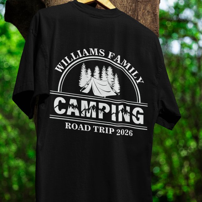 custom name family vacation mountain Road Trip T-Shirt (Creator Uploaded)