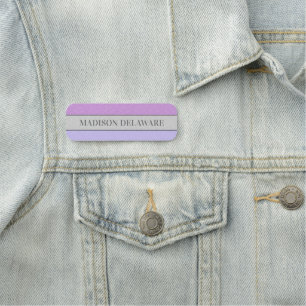 Custom Name Faux Glitter Bling Tag