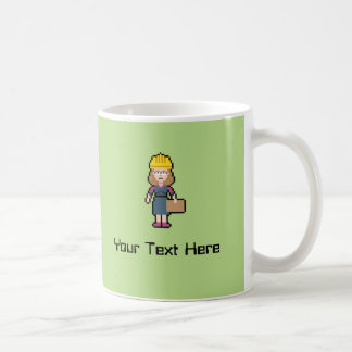 Custom Name Female Engineer Coffee Mug