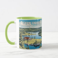 Custom Name Finland Nature Illustration