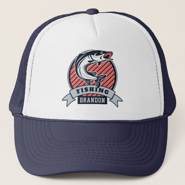Custom name Fisher hat (Front)