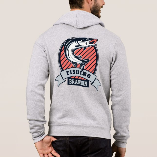 Custom name Fisher shirts & jackets (Back)