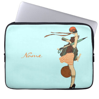 Custom Name Flapper Laptop Sleeve