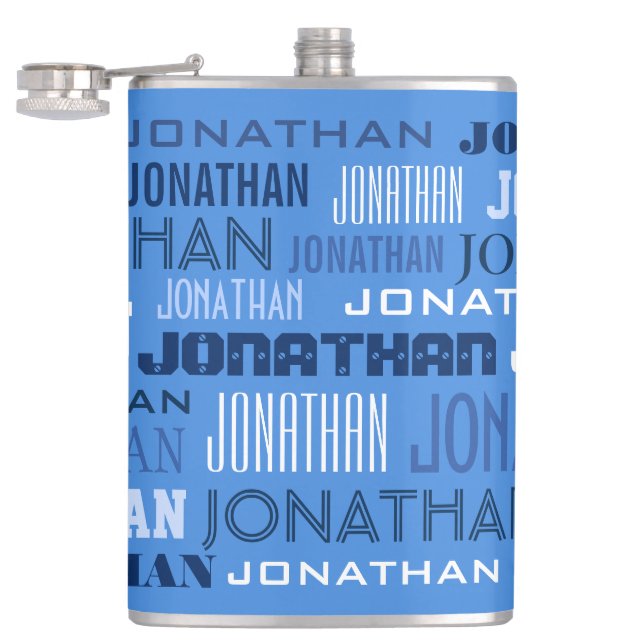 Custom Name flask (Opened)