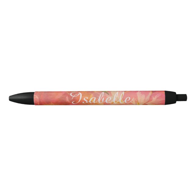 Custom Name Floral Pen (Front)