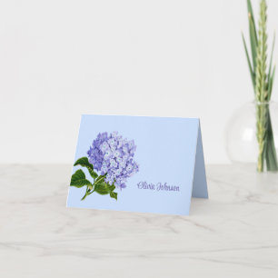 Custom Name Folded Note Cards