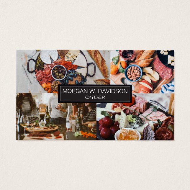 Custom Name food Photos Caterer Business (Front)