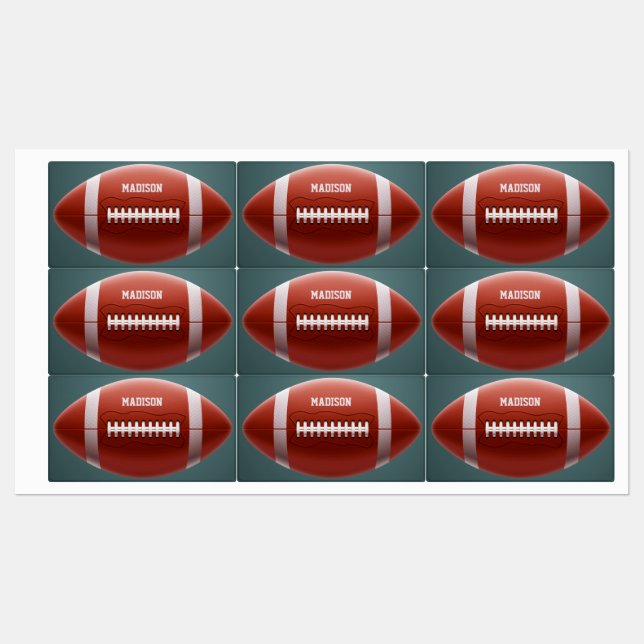 Custom name Football (Sheet)