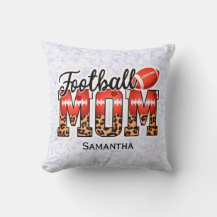Custom Name Football Mom Mother's Day Cushion
