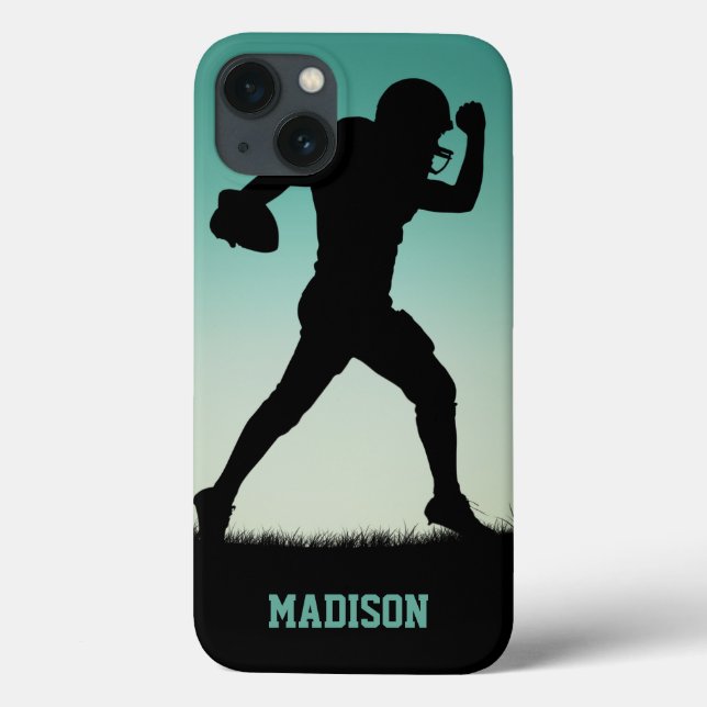 Custom name Football Player phone cases (Back)