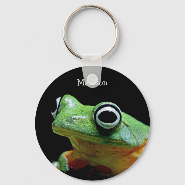 Custom name Frog Keychain (Front)