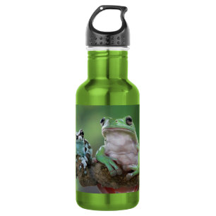 Custom Name Frog Stainless Steel Water Bottle