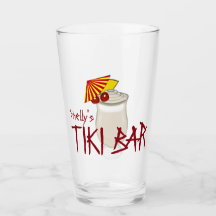Custom Name Frozen Drink Tiki Bar