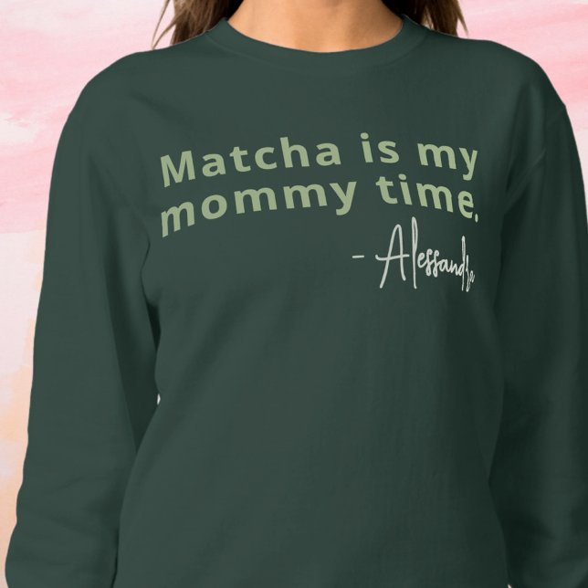 Custom Name Fun Inspirational Typography Minimal   Sweatshirt (Creator Uploaded)