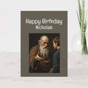 Custom Name Funny Birthday old Age Coming for you Card