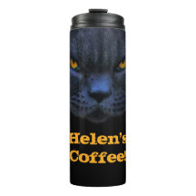 Custom Name Funny Cross Cat Coffee