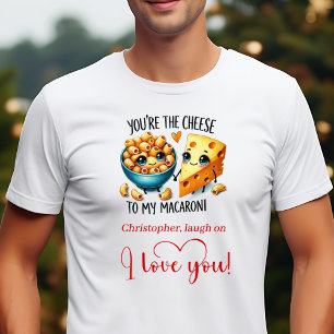 Custom Name Funny Food Love Valentine T-Shirt