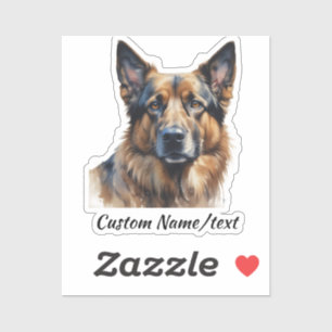 Custom Name German Shepherd Dog Pet Name