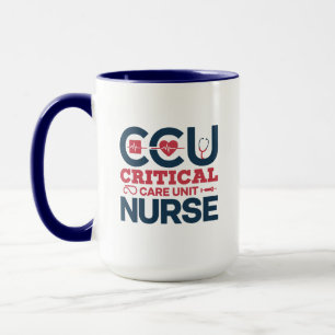 Custom Name Gift for CCU Nurse Mug