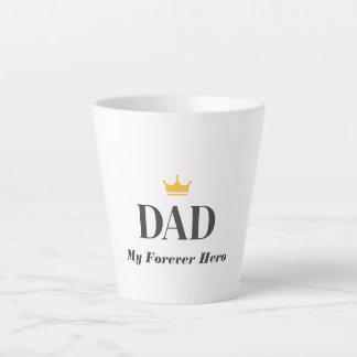 Custom Name Gift For Dad Latte Mug